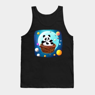 Iam In Space Dude - Adorable Panda - Kawaii Panda Tank Top